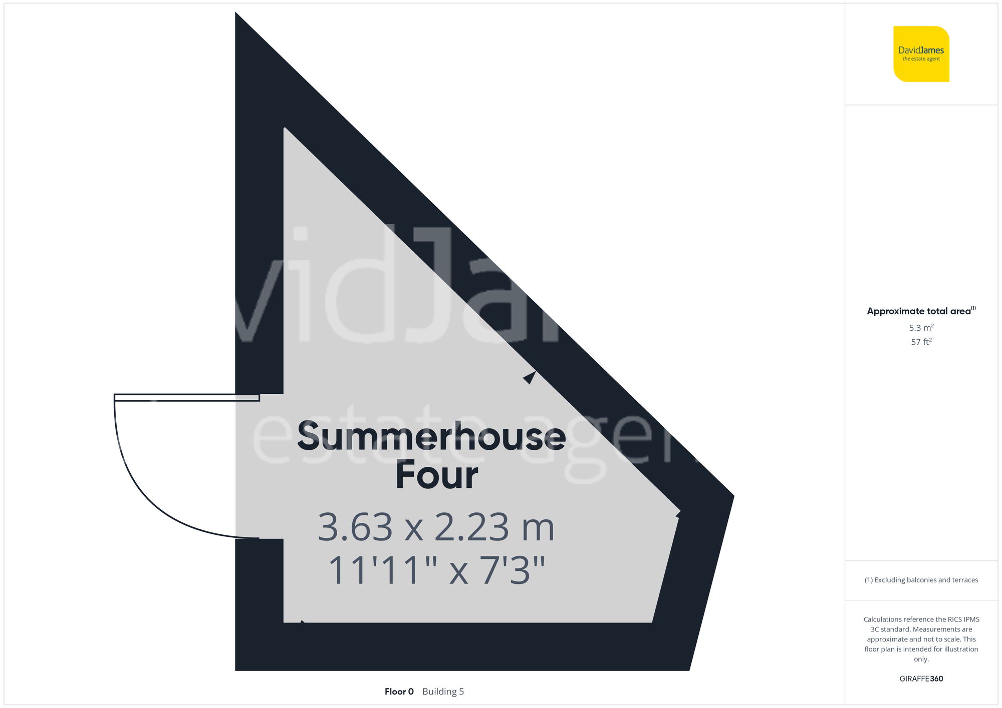 Floorplan for Elford Rise, Nottingham