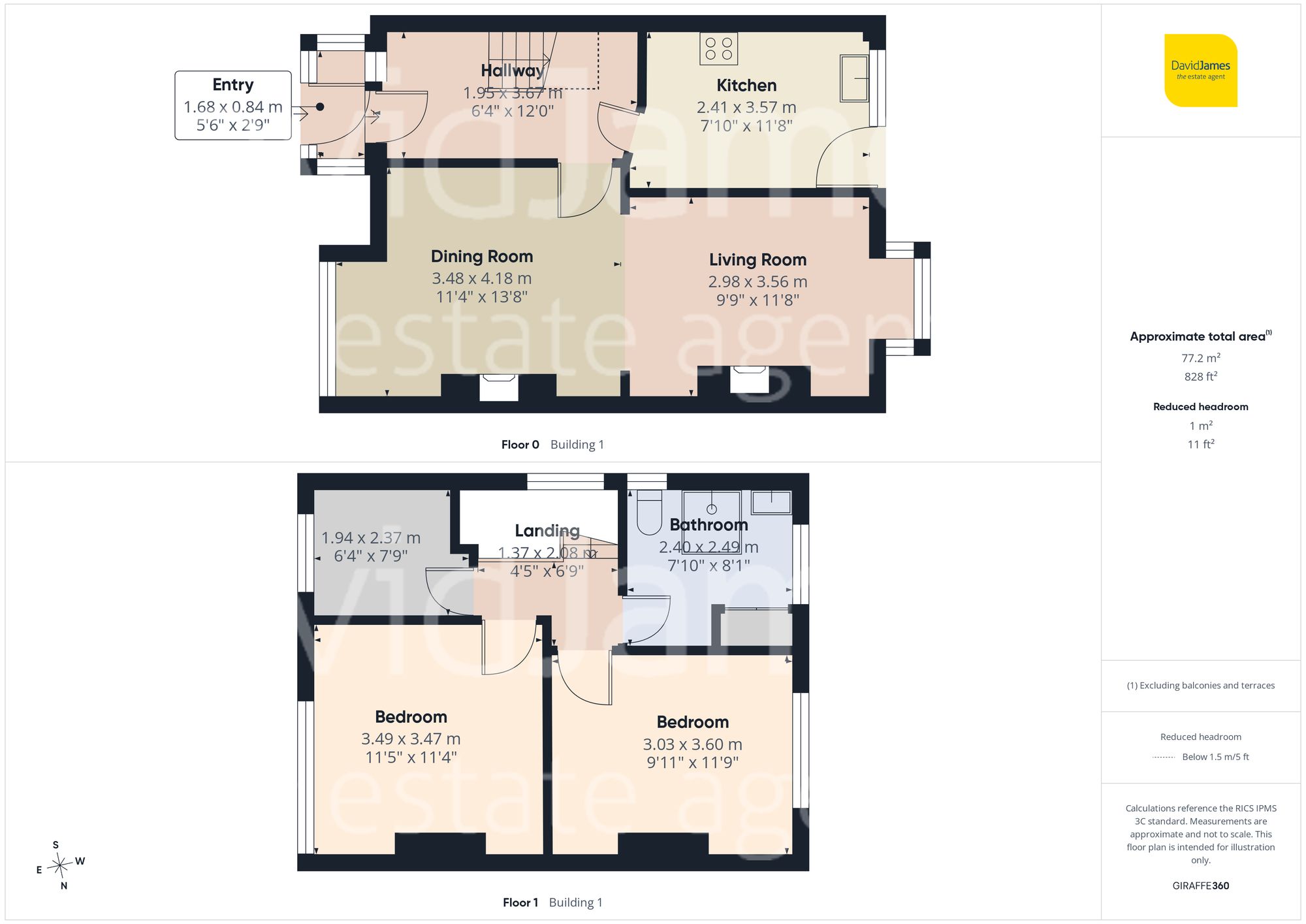 Floorplan for Porchester Road, Nottingham