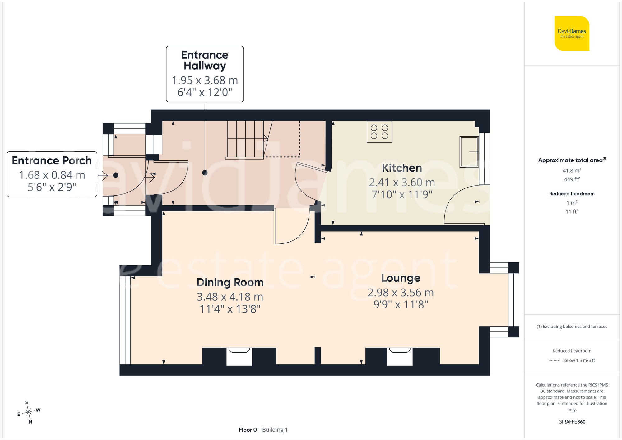 Floorplan for Porchester Road, Nottingham