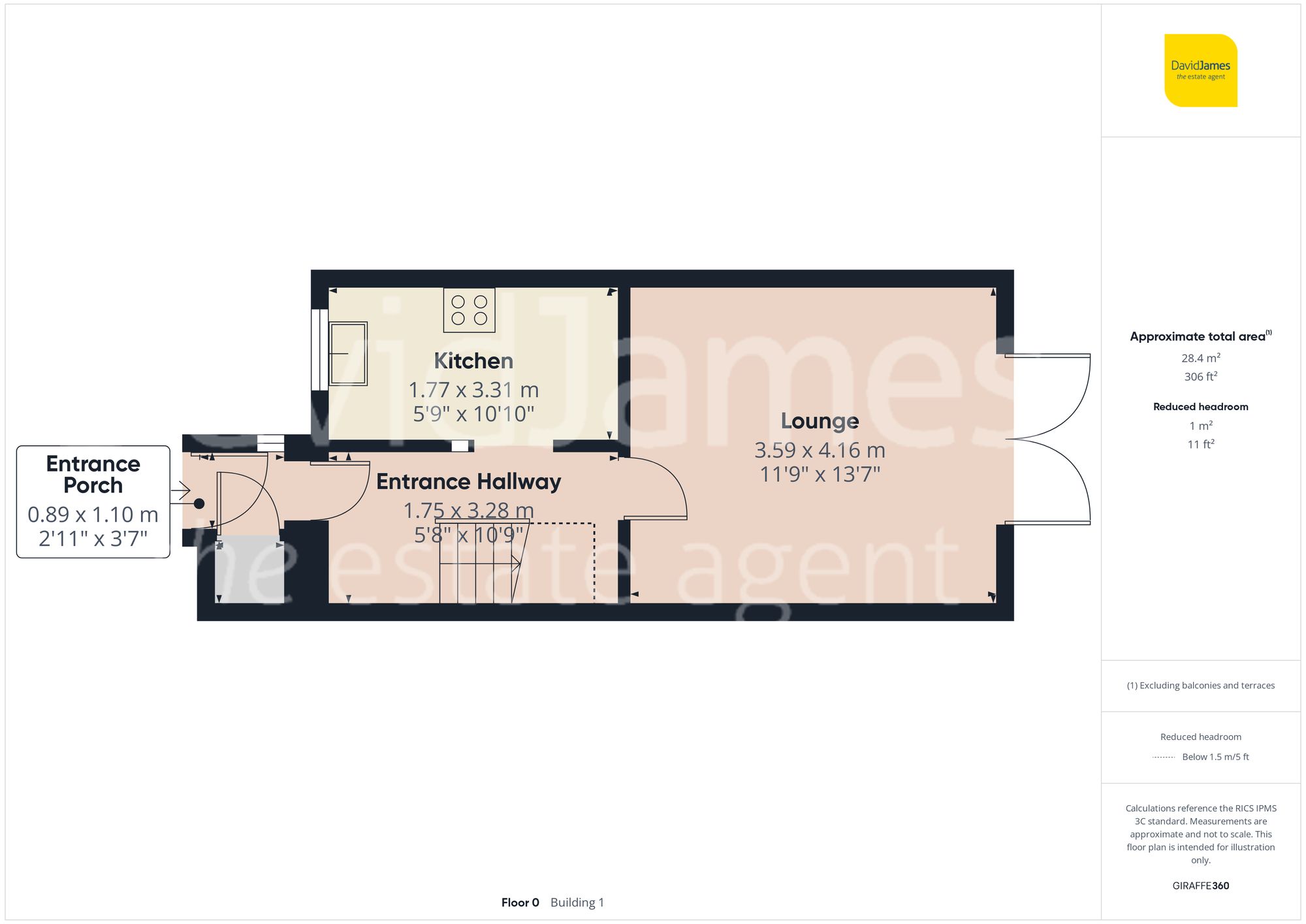 Floorplan for Bewcastle Road, Nottingham