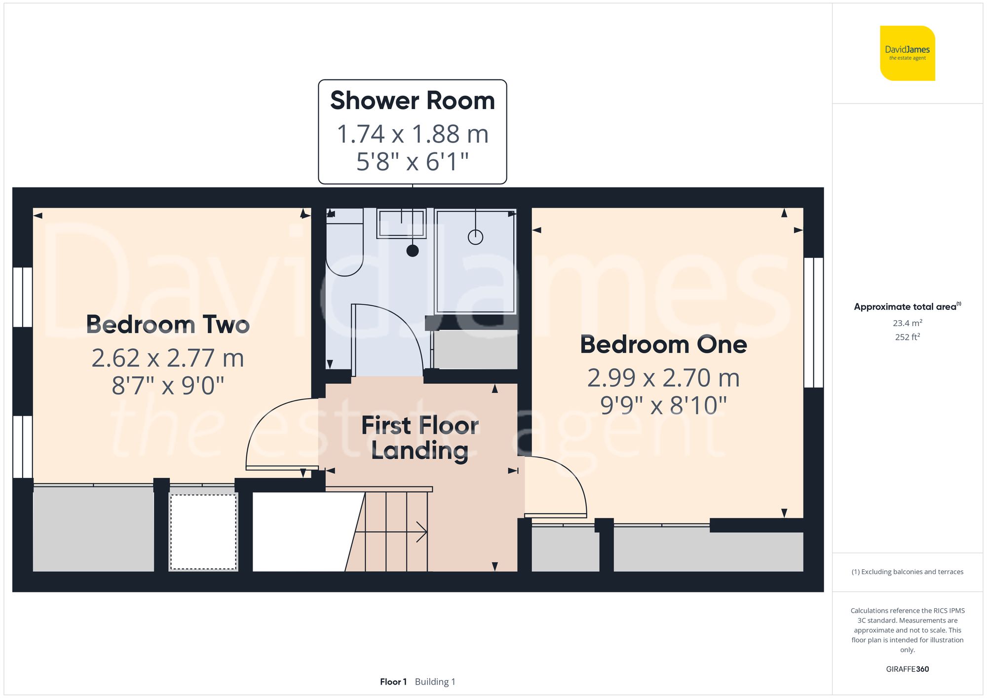 Floorplan for Bewcastle Road, Nottingham