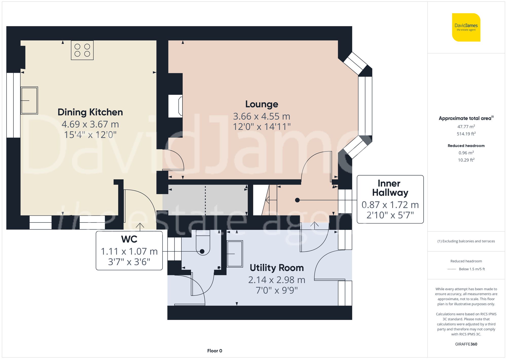 Floorplan for Roseleigh Avenue, Mapperley, Nottingham