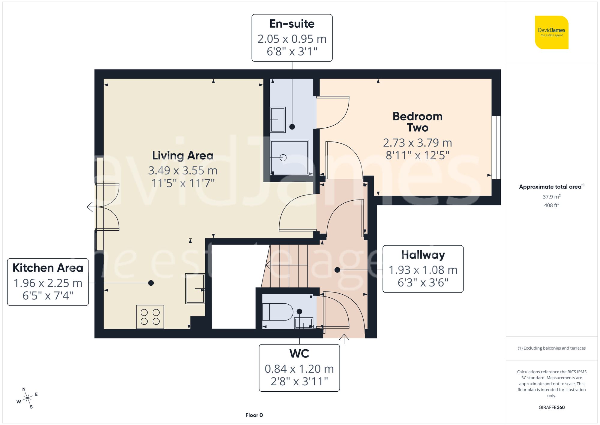 Floorplan for Brindley Court, Egerton Road, Woodthorpe, Nottingham
