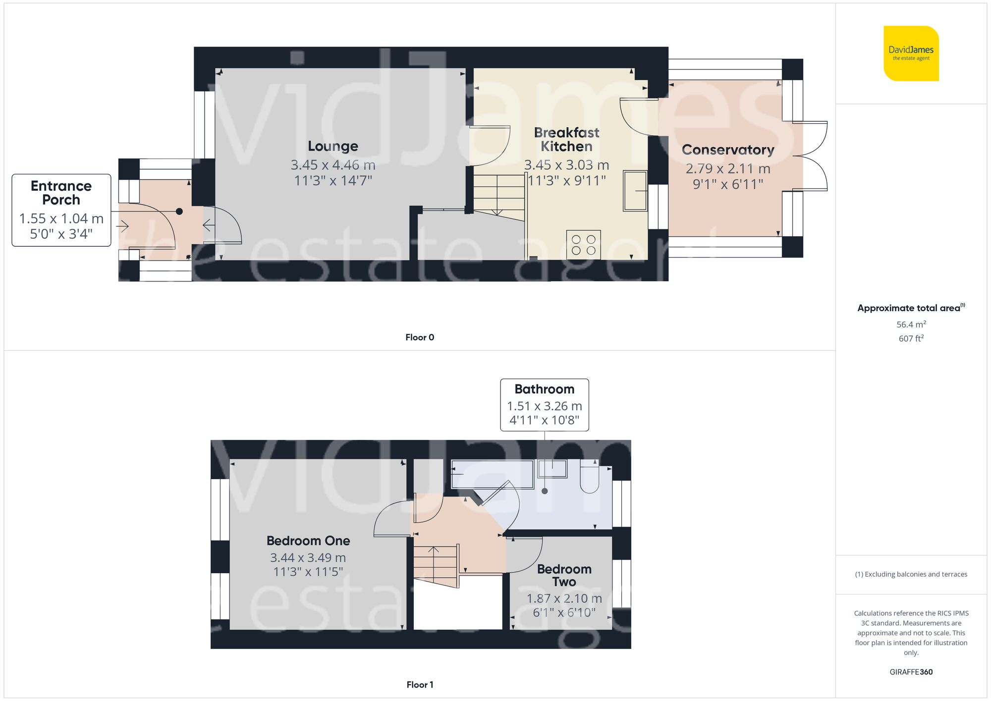 Floorplan for Thurlestone Drive, Mapperley, Nottingham