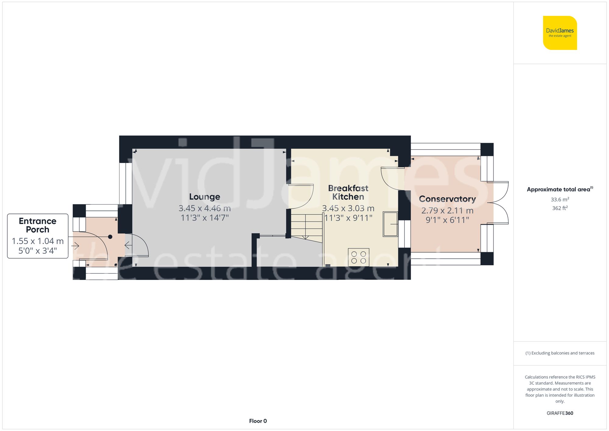 Floorplan for Thurlestone Drive, Mapperley, Nottingham