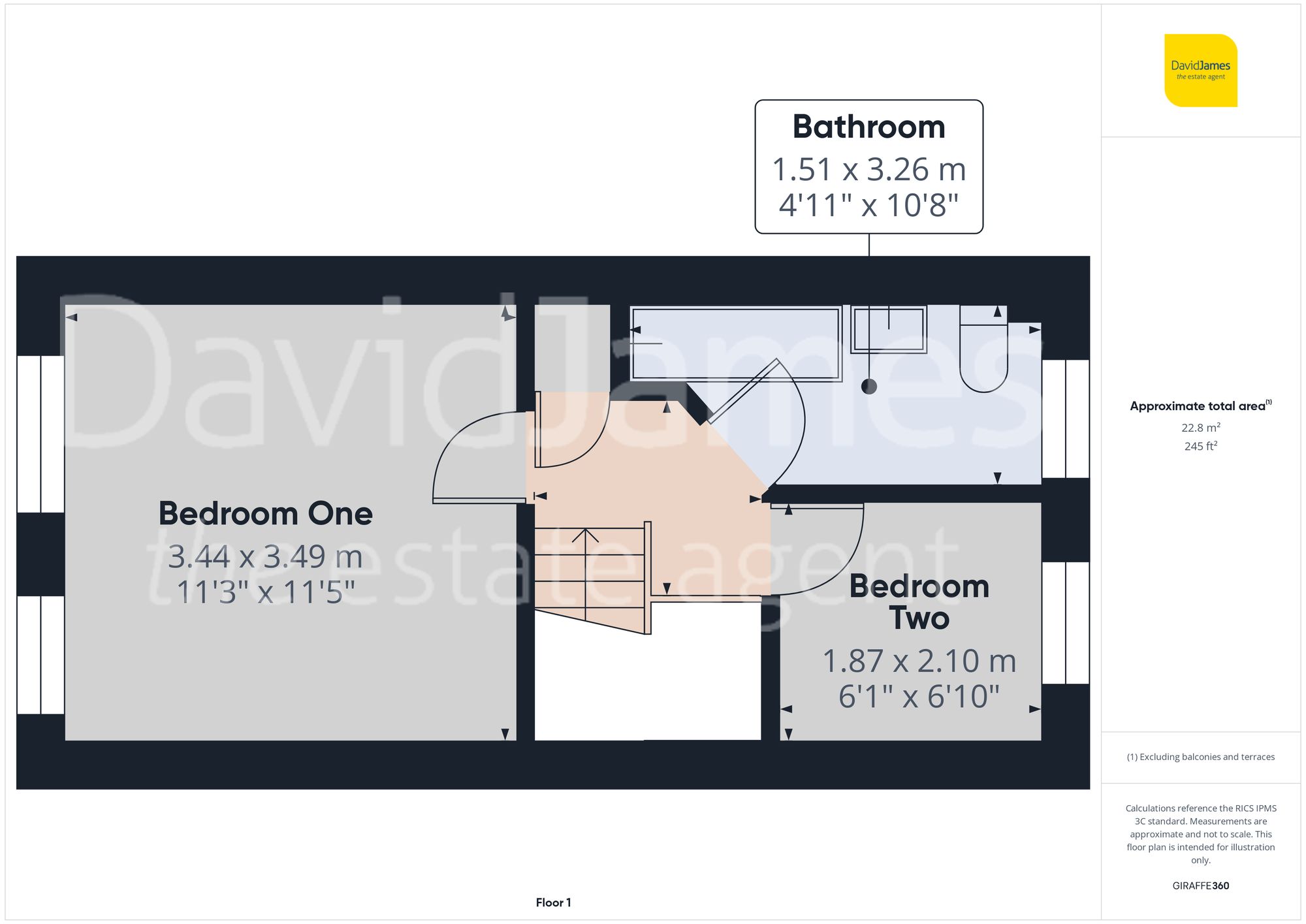 Floorplan for Thurlestone Drive, Mapperley, Nottingham