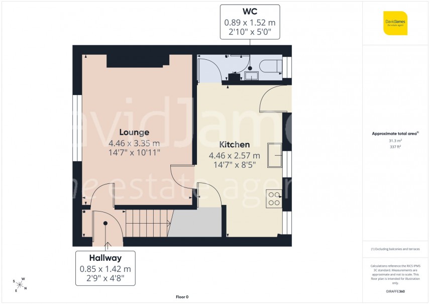 Floorplan for Waterford Street, Old Basford, Nottingham