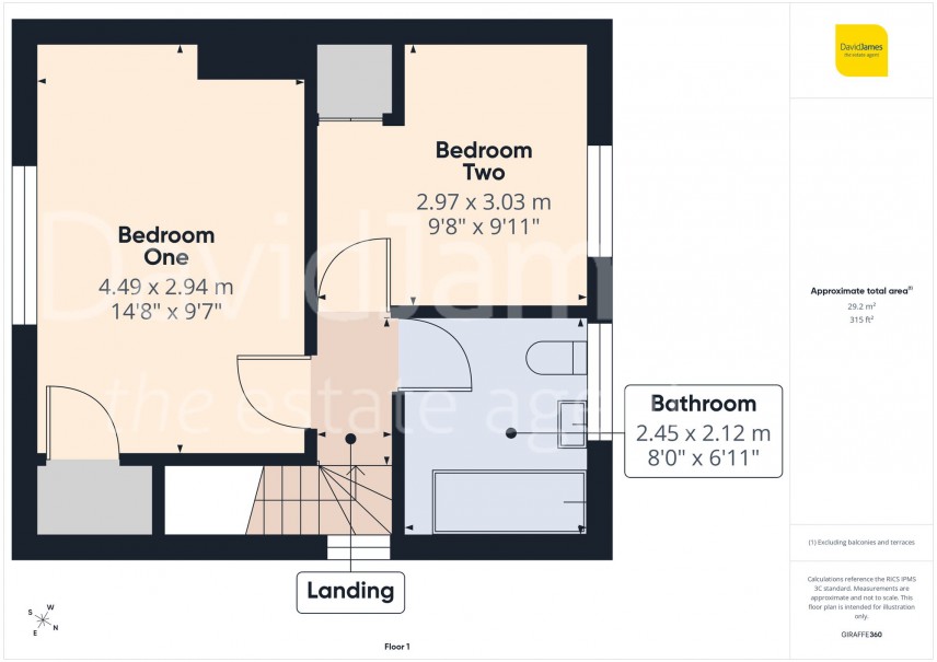 Floorplan for Waterford Street, Old Basford, Nottingham