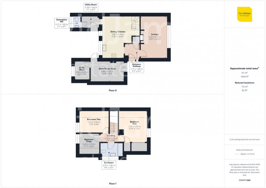 Floorplan for Torkard Drive, Nottingham