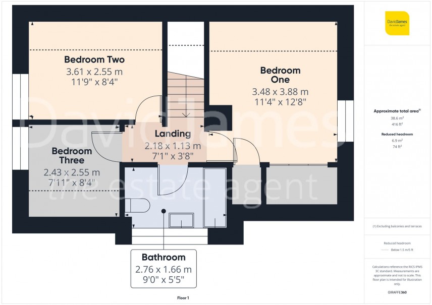 Floorplan for Torkard Drive, Nottingham