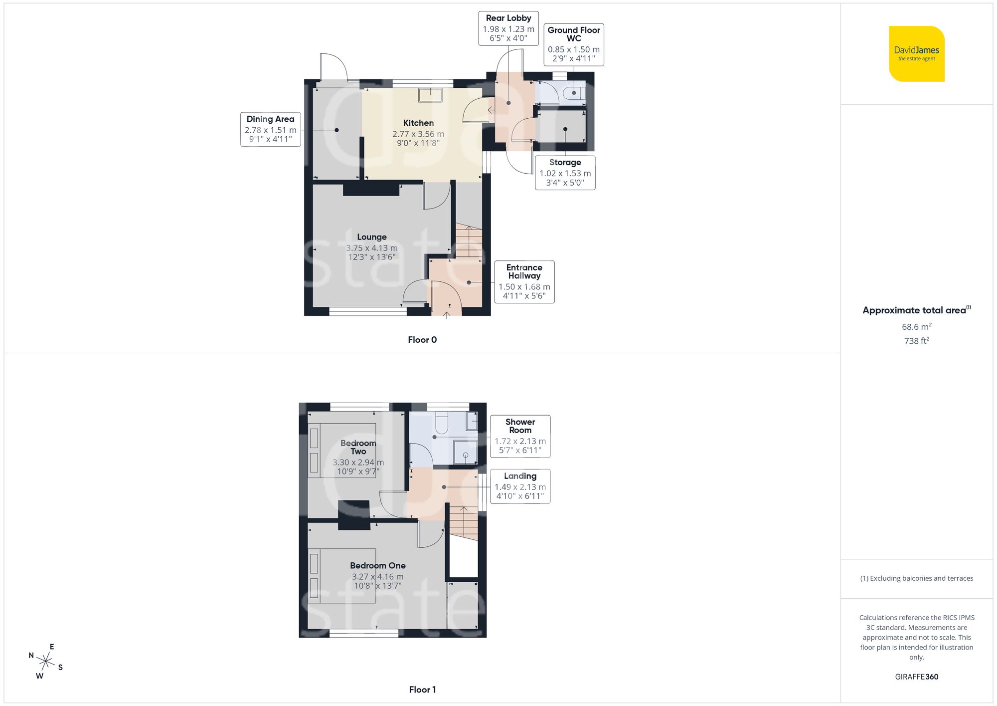 Floorplan for Seely Avenue, Calverton, Nottingham