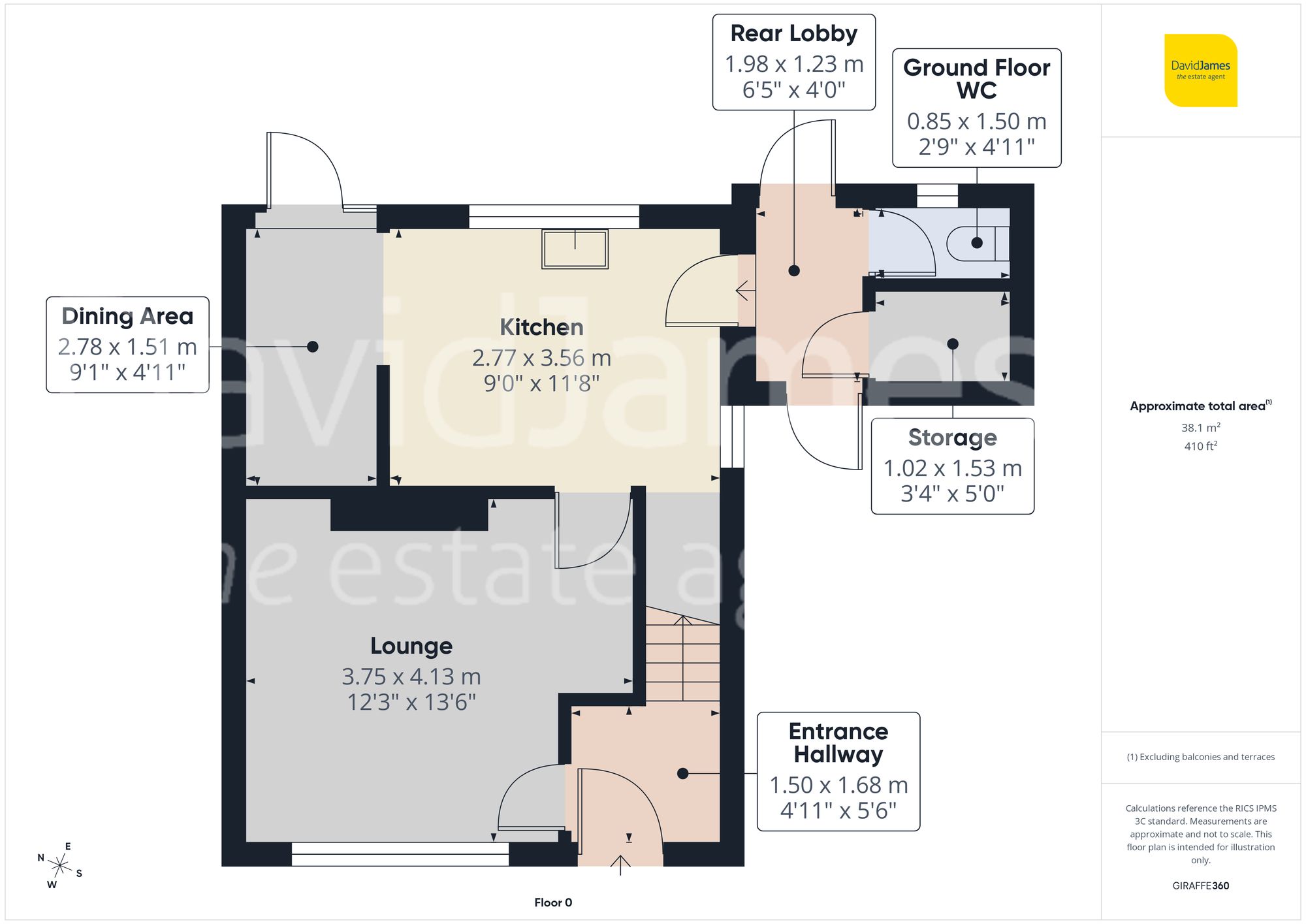 Floorplan for Seely Avenue, Calverton, Nottingham
