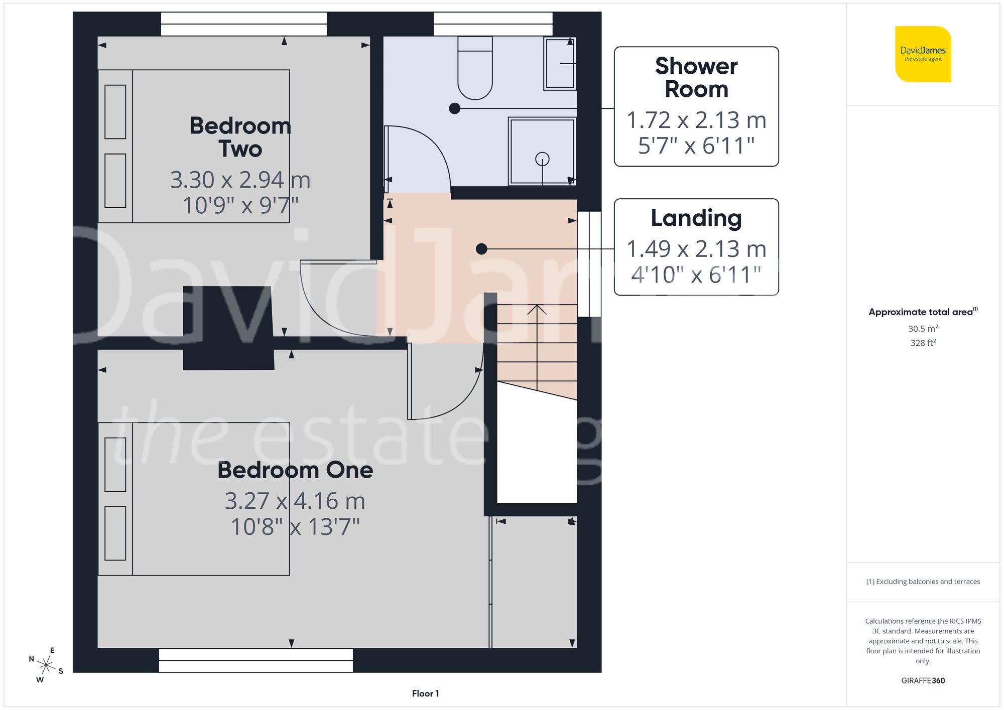 Floorplan for Seely Avenue, Calverton, Nottingham