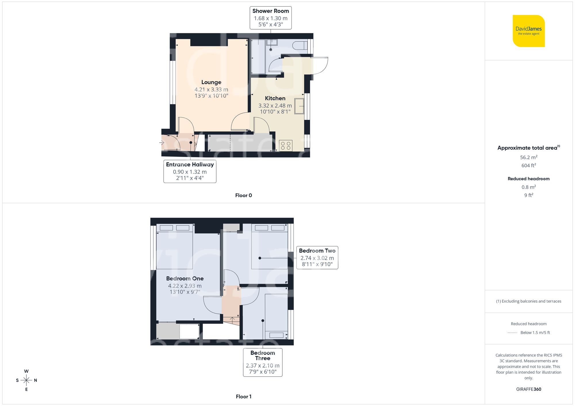 Floorplan for Hereford Road, Bakersfield, Nottingham