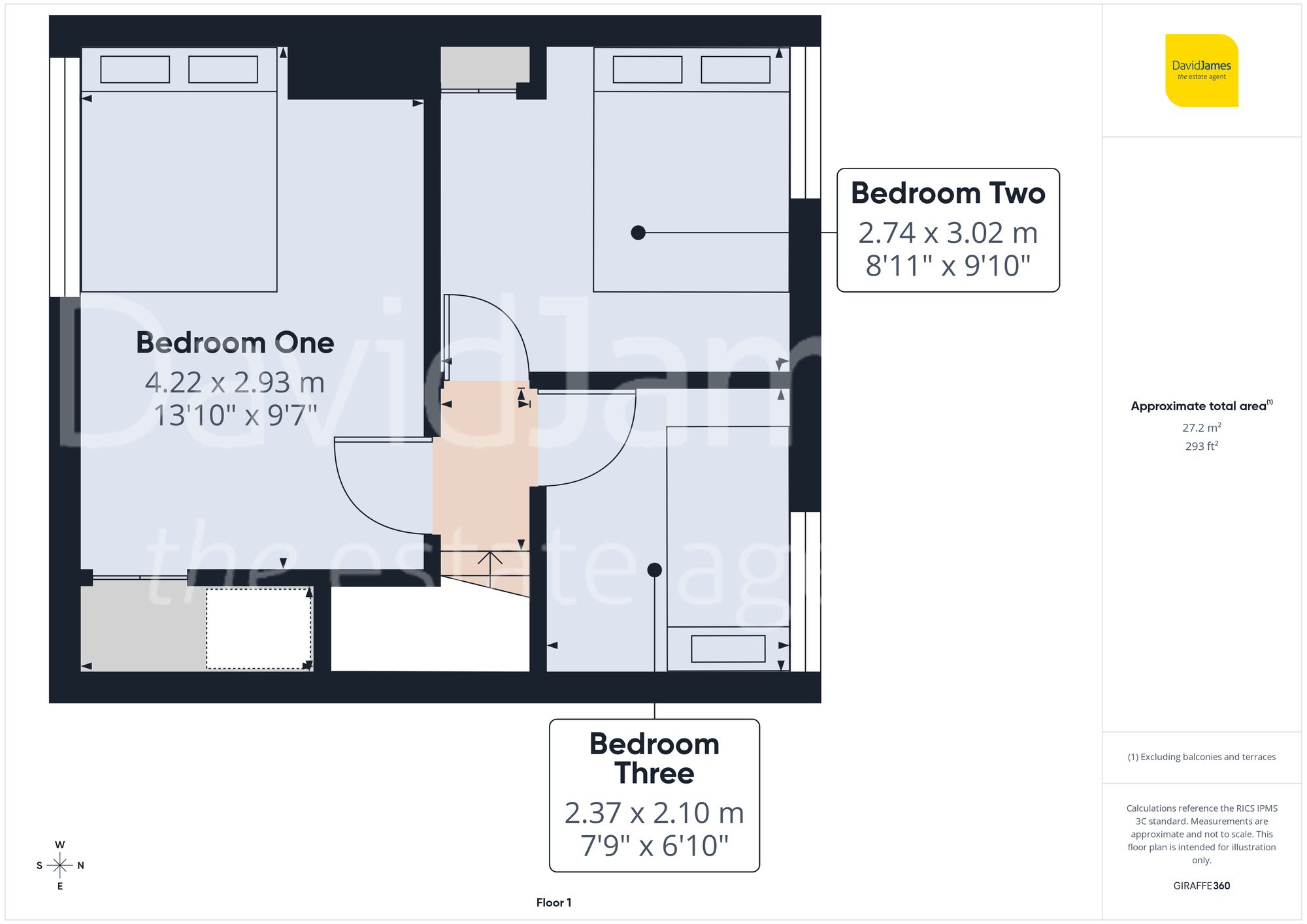 Floorplan for Hereford Road, Bakersfield, Nottingham