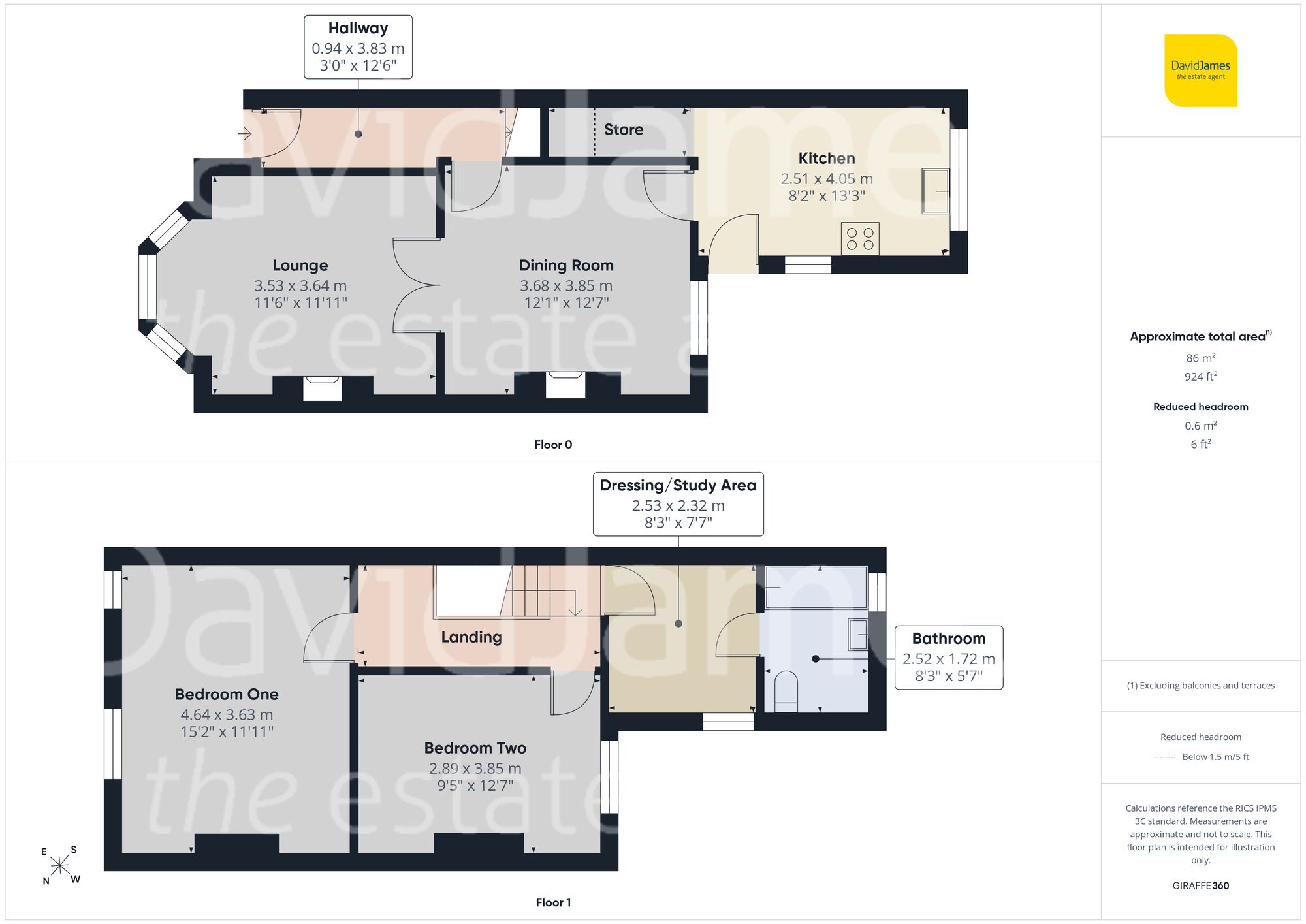 Floorplan for Beech Avenue, Netherfield, Nottingham