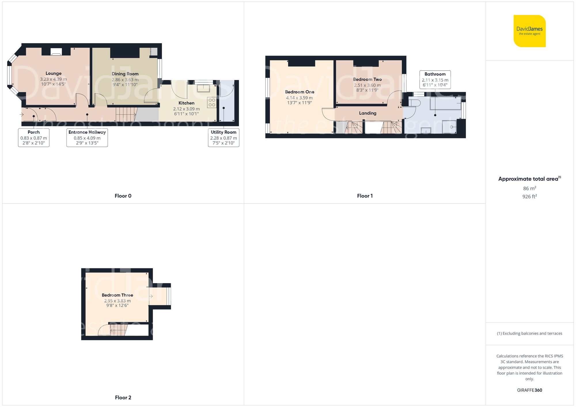 Floorplan for Hampstead Road, Mapperley, Nottingham