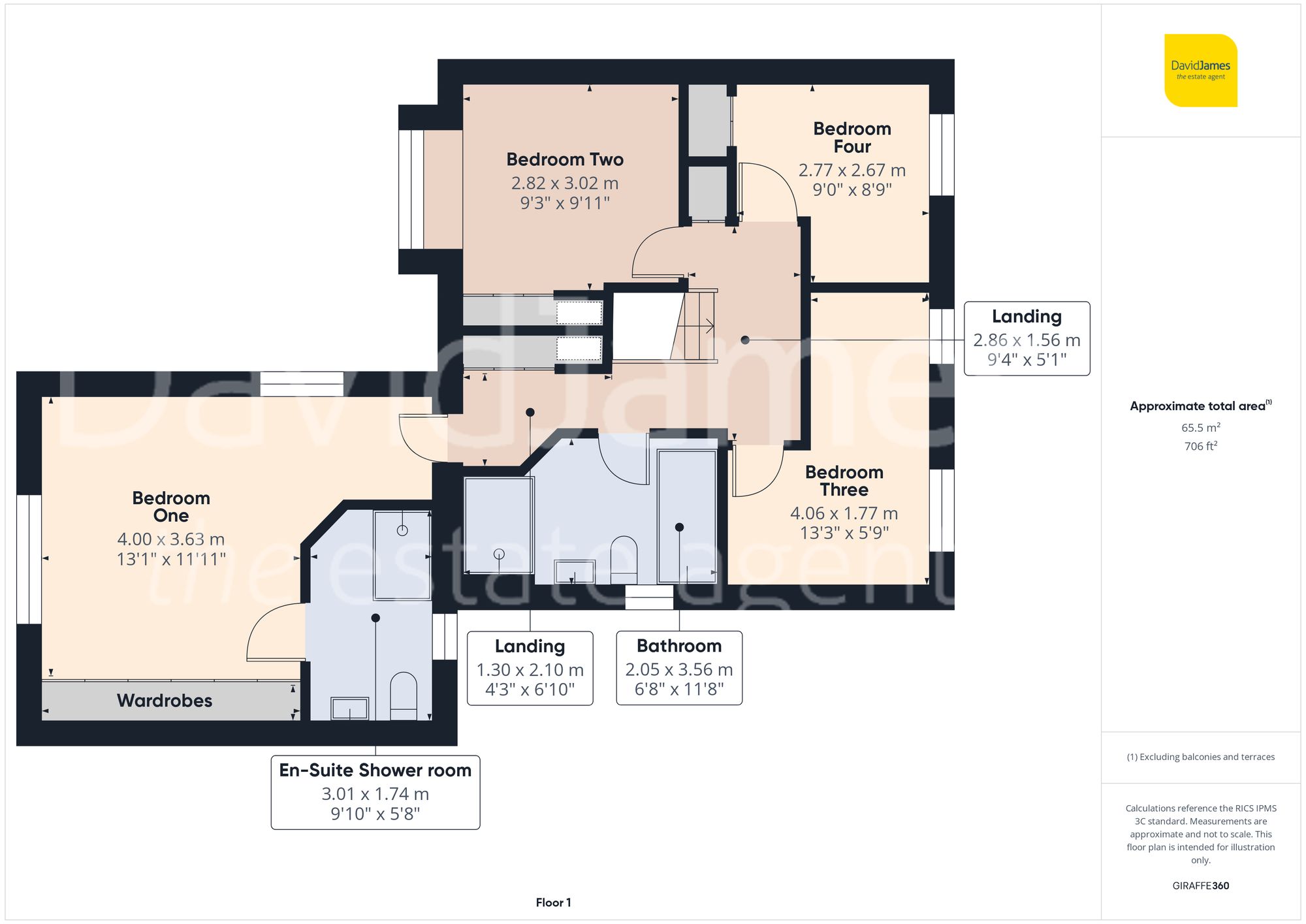 Floorplan for Chedington Avenue, Mapperley, Nottingham