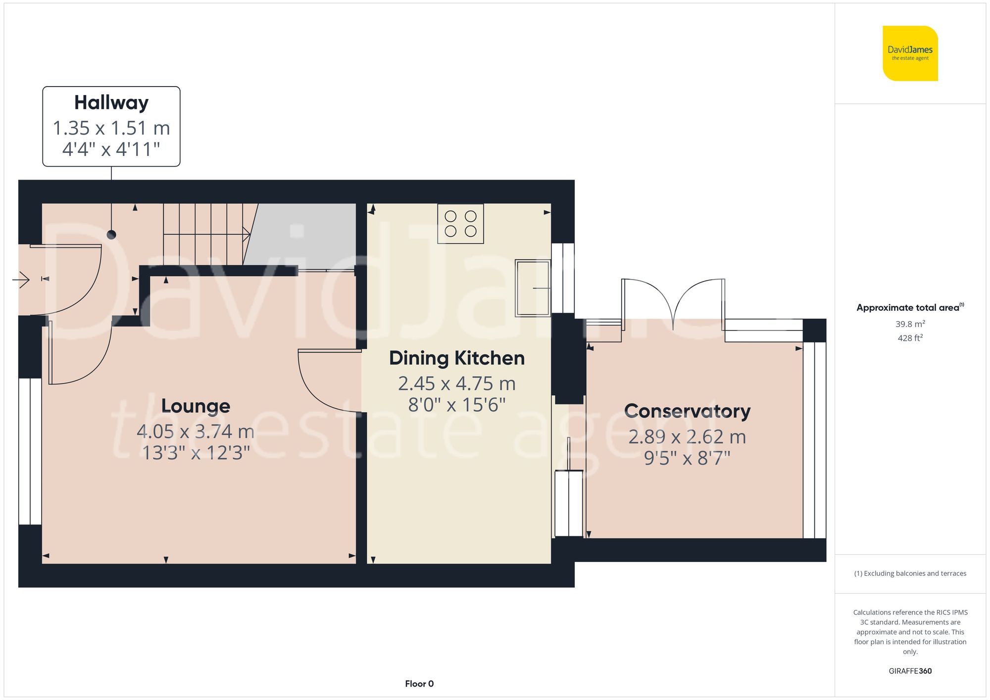 Floorplan for Highland Drive, Sutton in Ashfield, Nottinghamshire