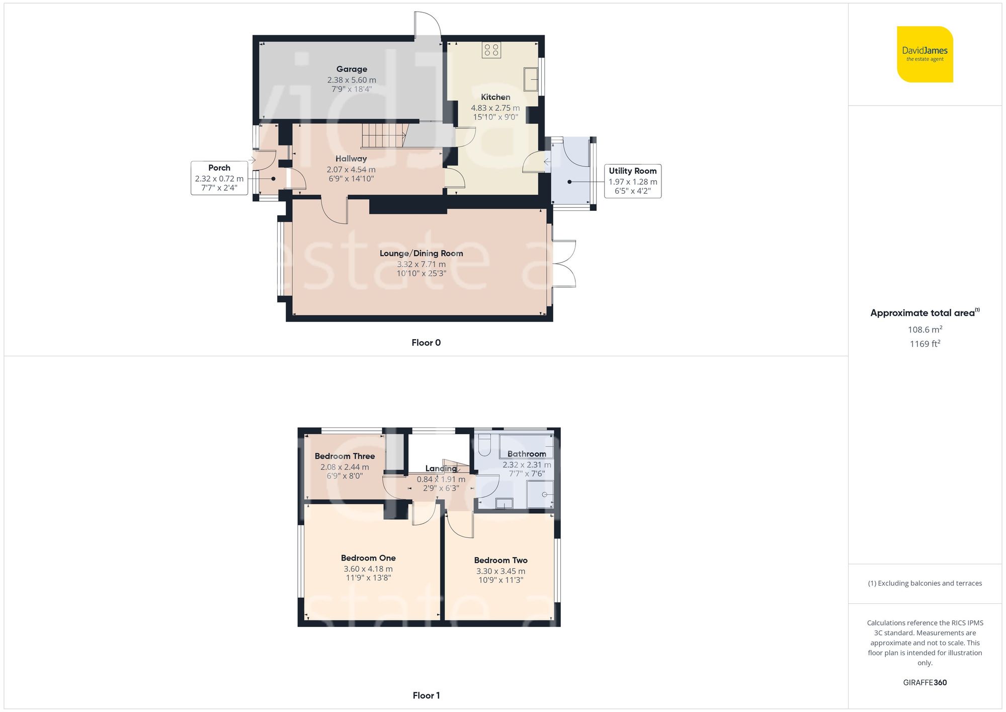 Floorplan for Riley Avenue, Sutton in Ashfield, Nottinghamshire
