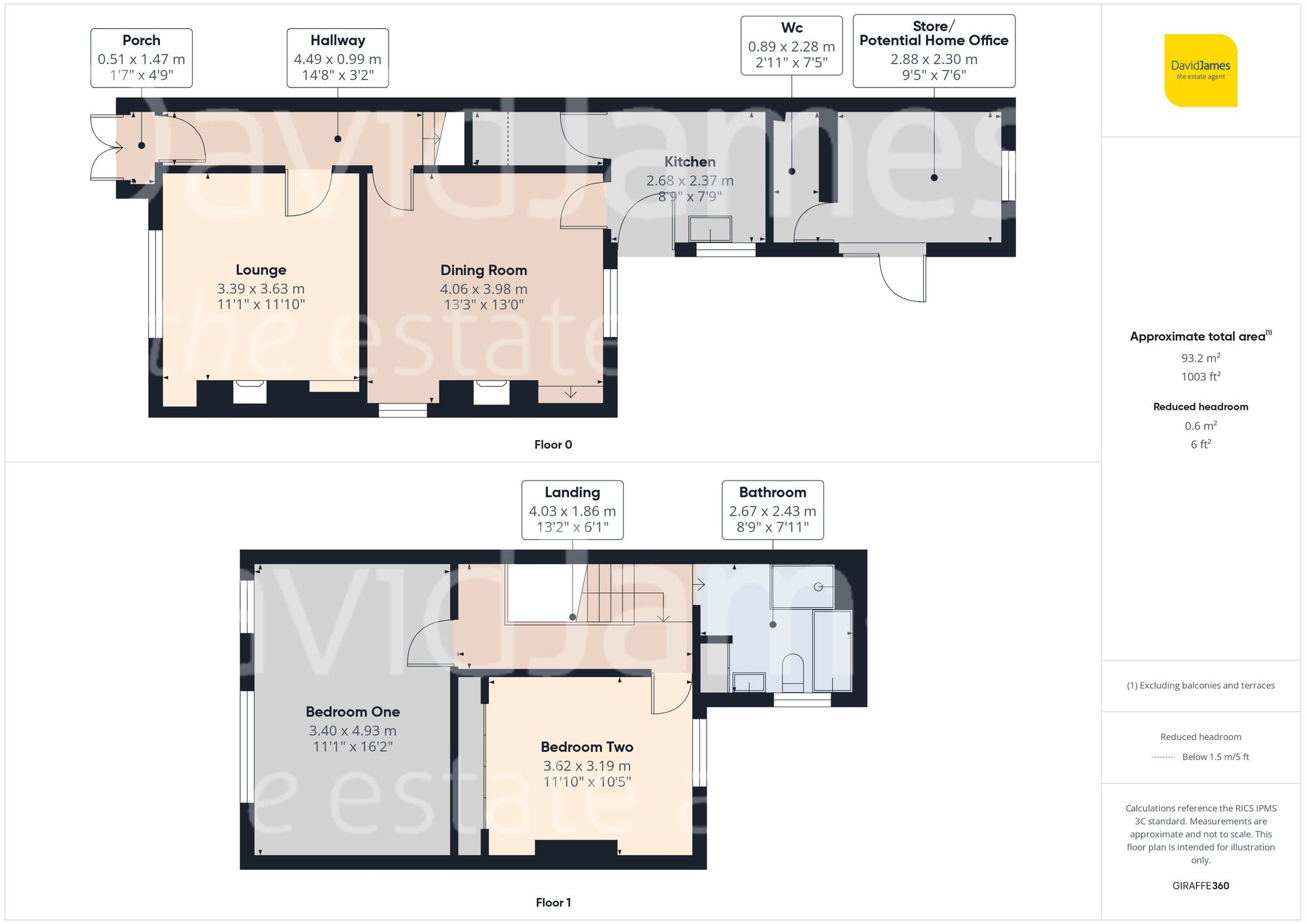 Floorplan for The Common, South Normanton