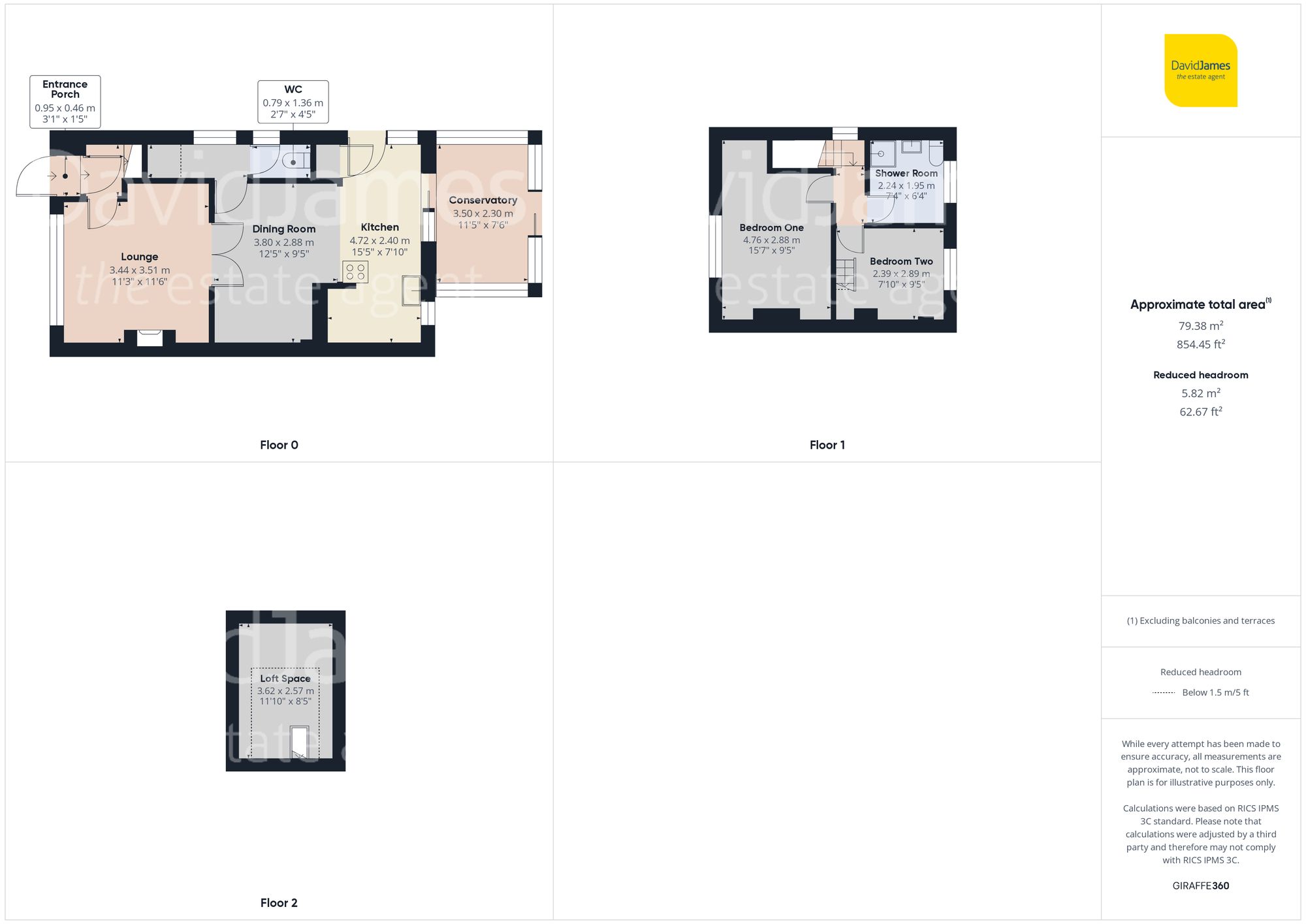 Floorplan for Lawdon Road, Arnold, Nottingham