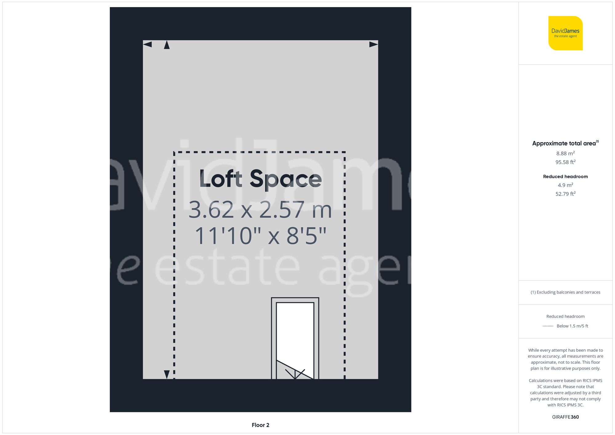 Floorplan for Lawdon Road, Arnold, Nottingham