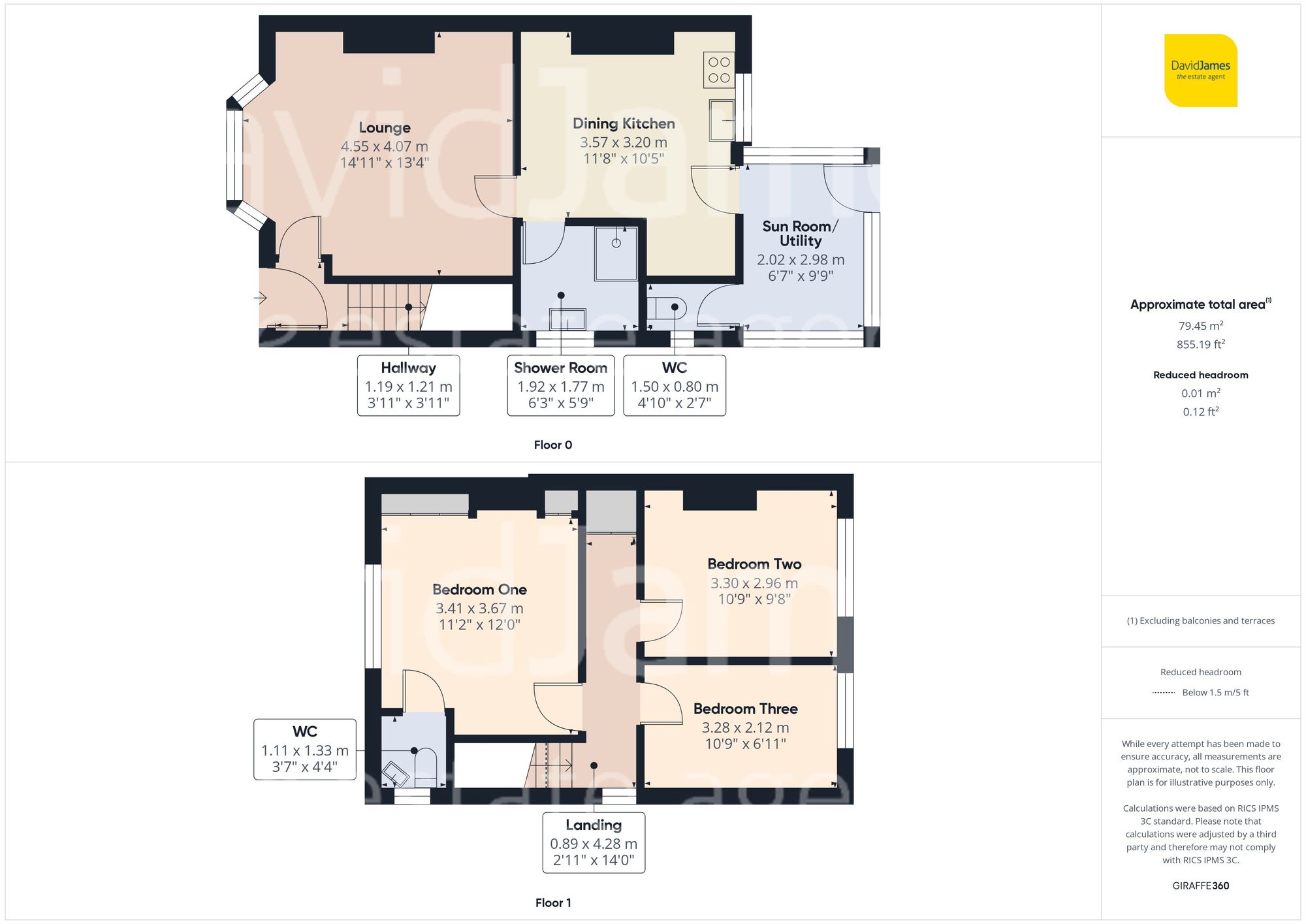 Floorplan for Perlethorpe Avenue, Gedling, Nottingham