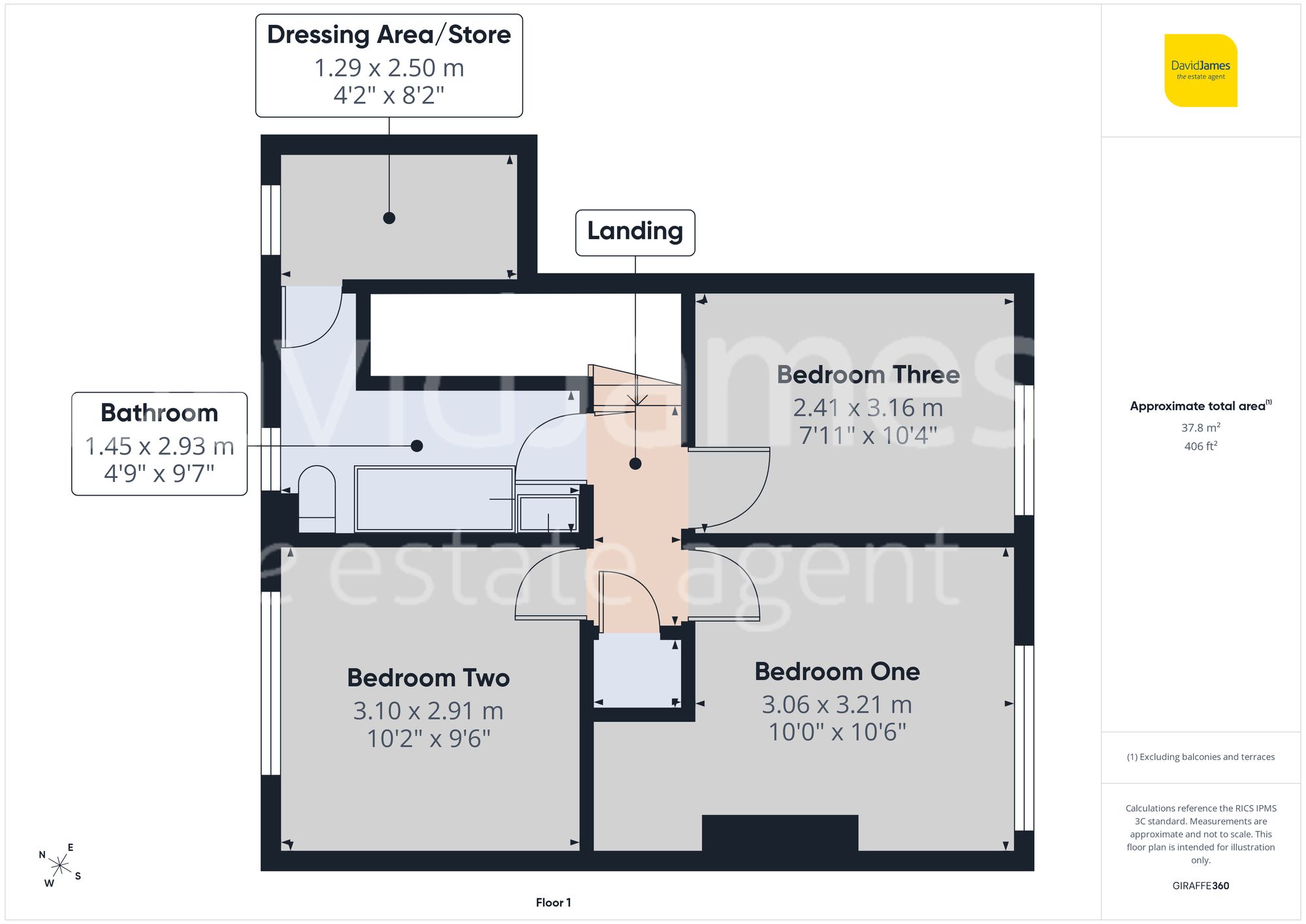 Floorplan for Caunton Avenue, Nottingham