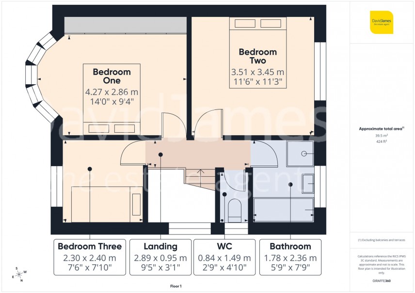 Floorplan for Southfield Road, Nottingham