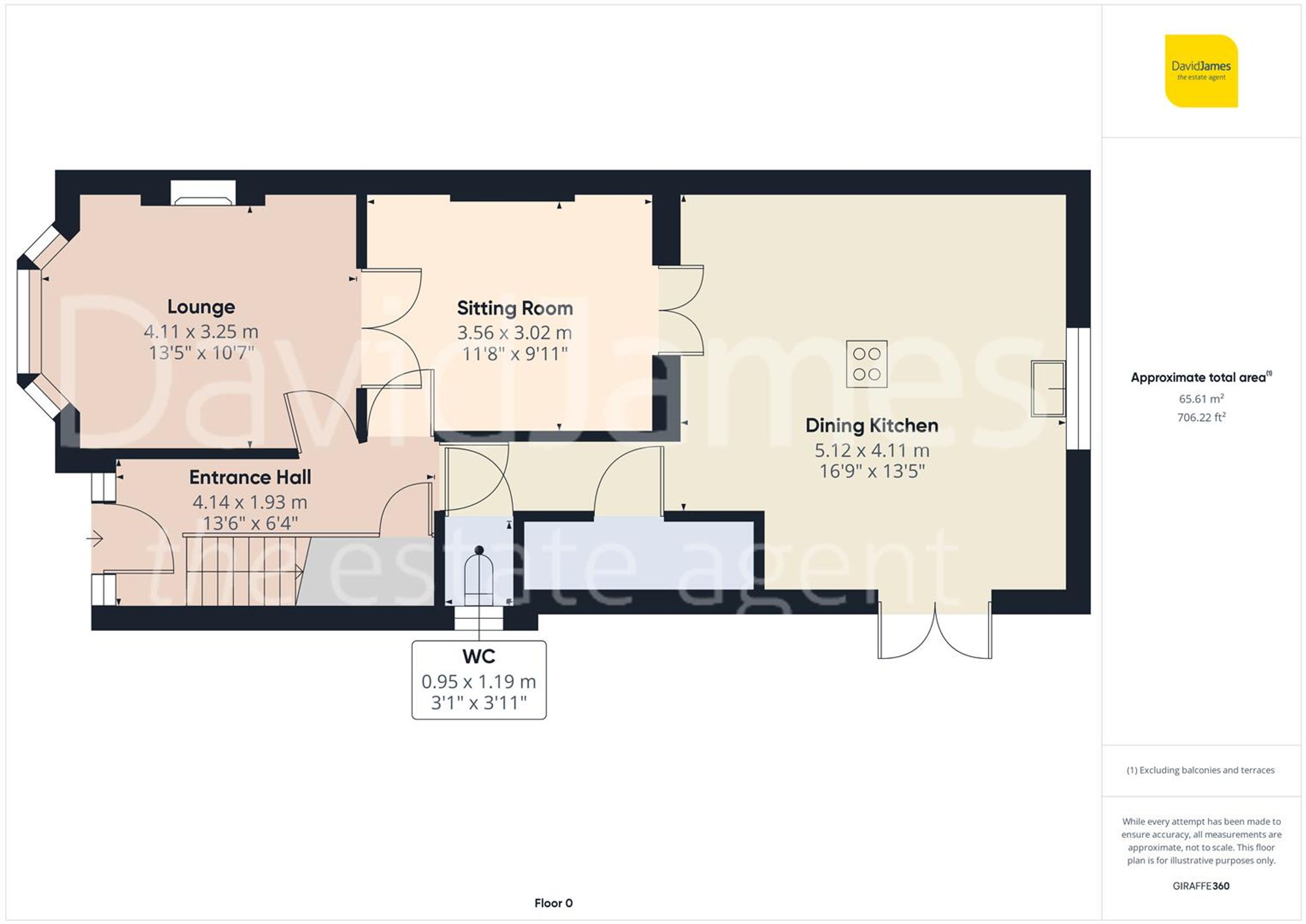 Floorplan for Hartington Avenue, Carlton, Nottingham