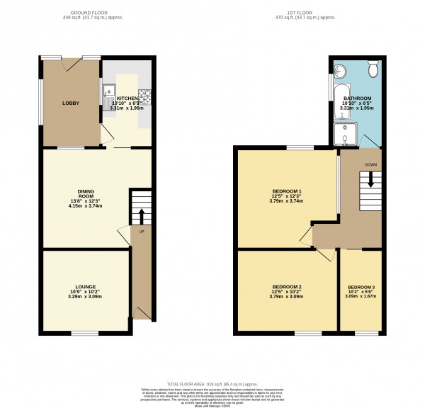 Floorplan for Barton Upon Humber, North Lincolnshire