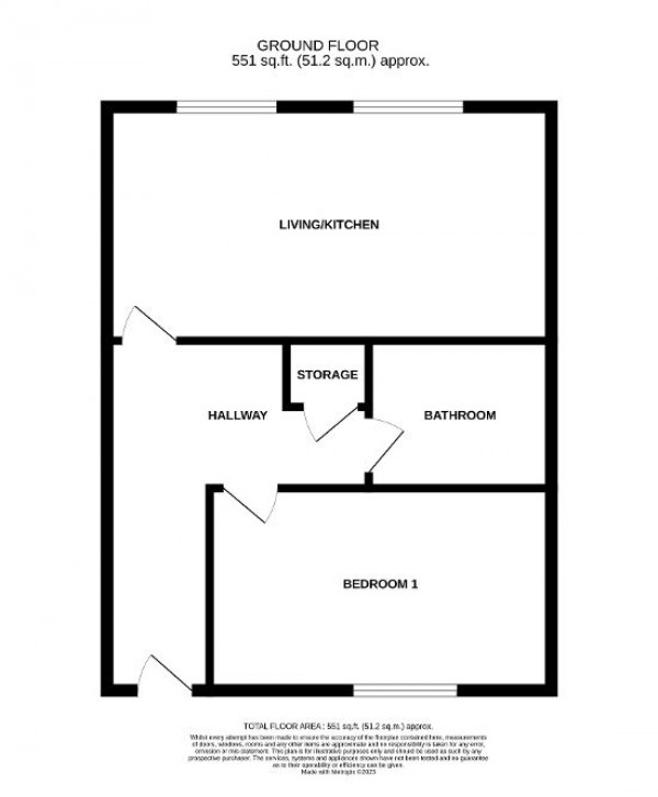 Floorplan for Barton Upon Humber, North Lincolnshire