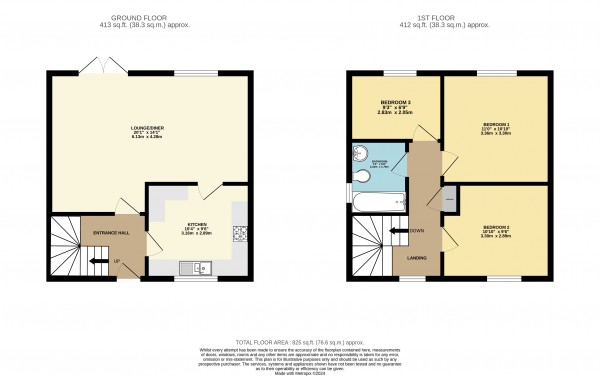 Floorplan for Harvest Rise, Barrow Upon Humber, North Lincolnshire