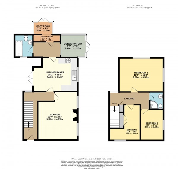 Floorplan for Wootton, Ulceby, North Lincolnshire