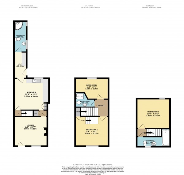 Floorplan for Fleetgate, Barton Upon Humber, North Lincs