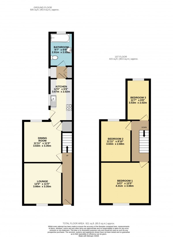 Floorplan for Pasture Road, Barton Upon Humber, North Lincolnshire