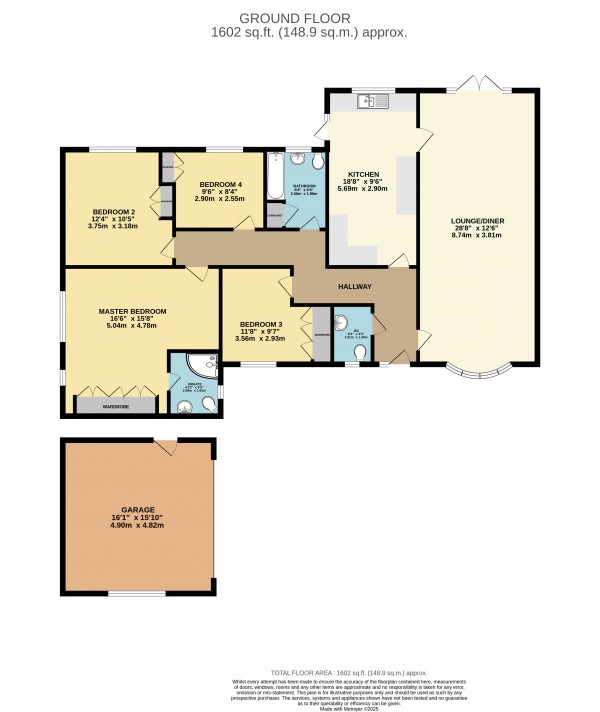 Floorplan for Westoby Lane, Barrow Upon Humber, North Lincolnshire