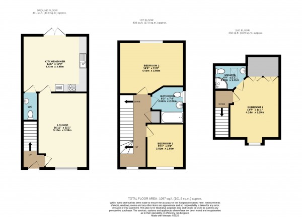 Floorplan for Brambleleaf Close, Barton Upon Humber, North Lincolnshire