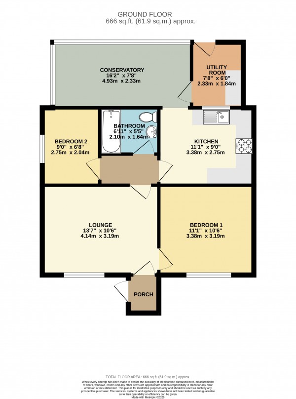 Floorplan for Highfields, Barrow Upon Humber, North Lincolnshire