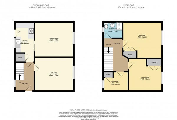 Floorplan for Grange Avenue, Barton Upon Humber, North Lincolnshire
