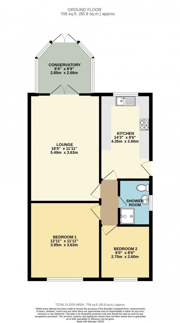 Floorplan for South Ferriby, Barton Upon Humber, North Lincolnshire