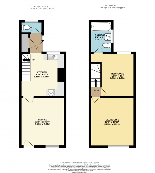 Floorplan for Beck Hill, Barton Upon Humber, North Lincs