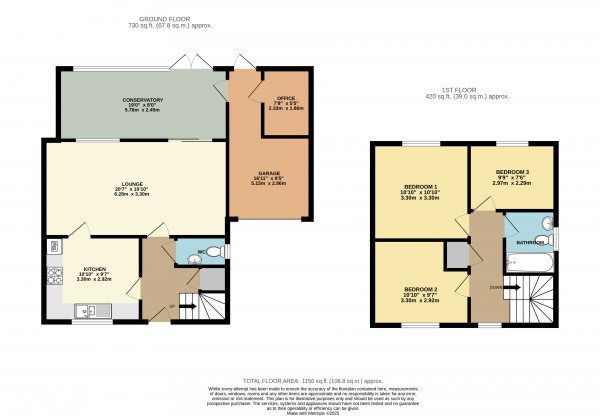 Floorplan for Garden Village, North Killingholme, Immingham