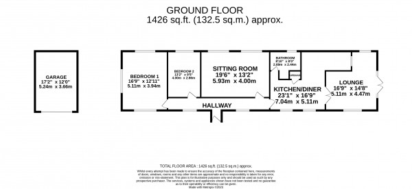 Floorplan for Goxhill, Barrow-Upon-Humber, North Lincolnshire
