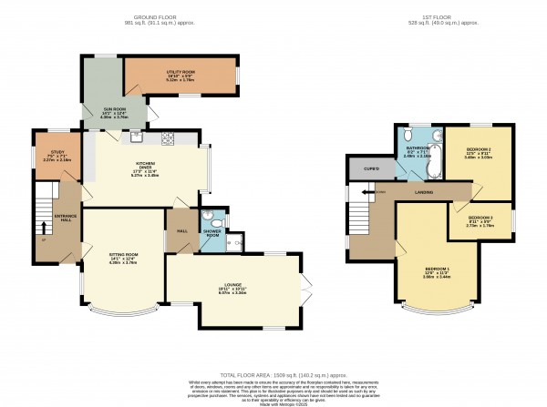 Floorplan for Wold Road, Barrow Upon Humber, North Lincolnshire