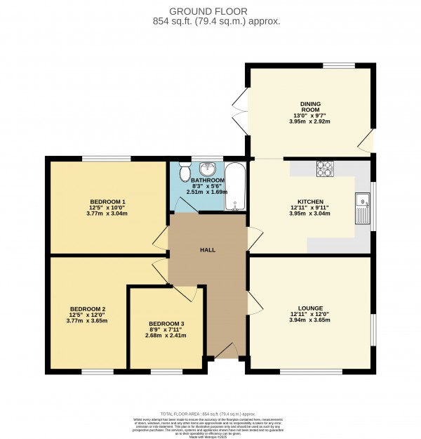 Floorplan for Greenway, Barton-Upon-Humber, North Lincolnshire
