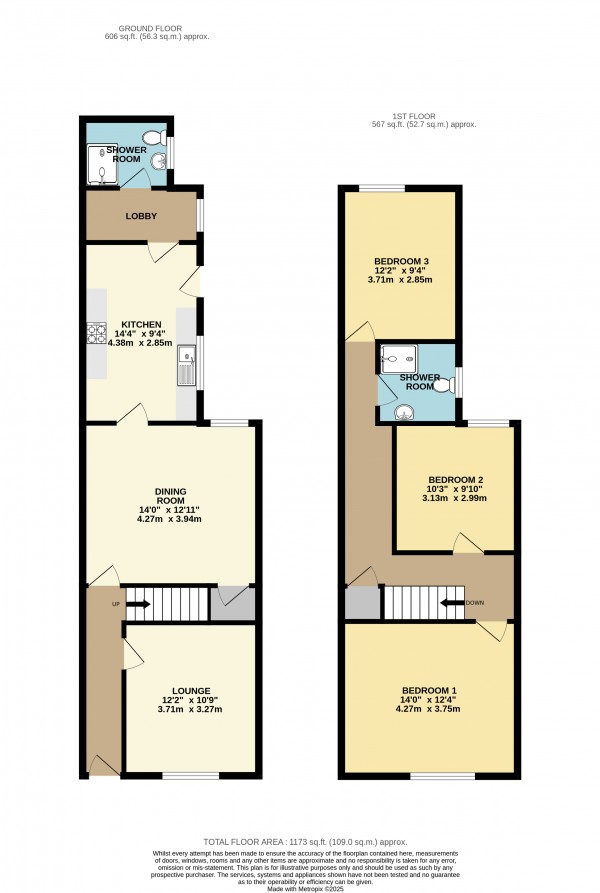 Floorplan for Barrow Road, New Holland, North Lincs