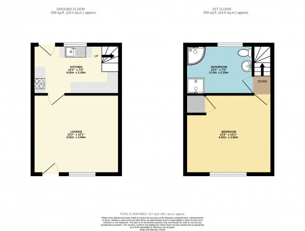 Floorplan for Silver Street, Barrow Upon Humber, North Lincolnshire