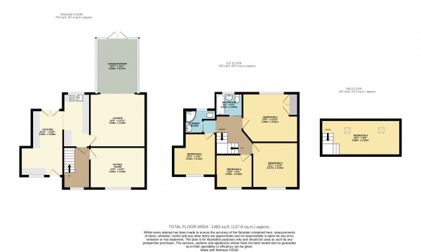 Floorplan for Mount Avenue, Barton Upon Humber, North Lincs